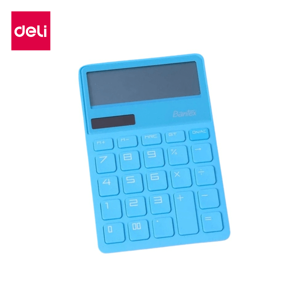 เครื่องคิดเลข BANTEX BD4312-BL-01 สีฟ้า